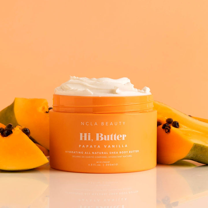 HI BUTTER, ALL NATURAL SHEA BODY BUTTER - Papaya Vanilla