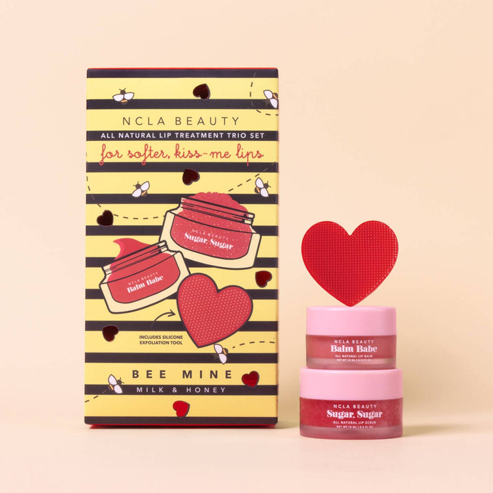 BEE MINE LIP CARE SET - milk & honey