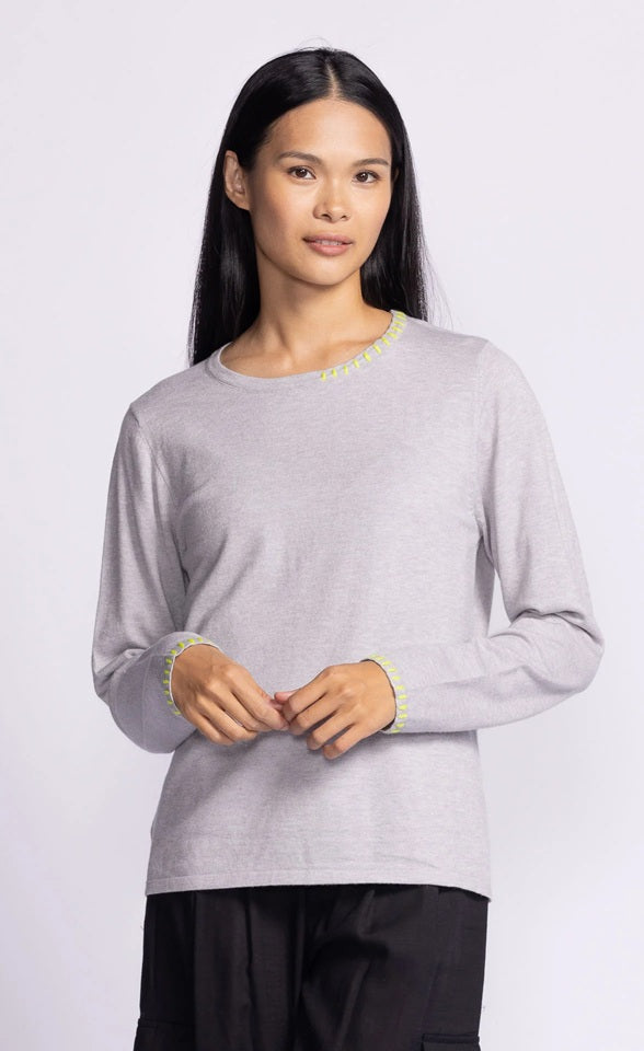PATRICIA SWEATER - lilac or grey