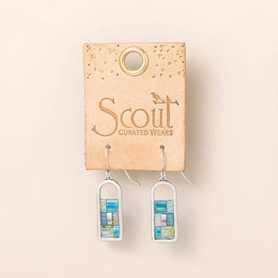 GOOD KARMA MIYUKI EARRINGS - Marine/Silver