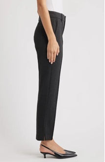 GEMMA CIGARETTE PANT - heathered charcoal 27"