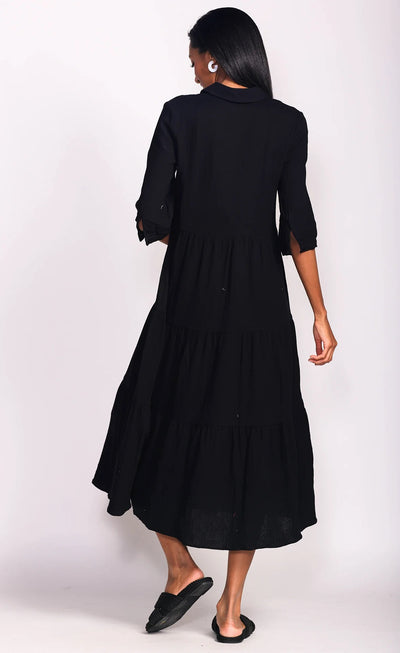 DELORIS DRESS - black or pink