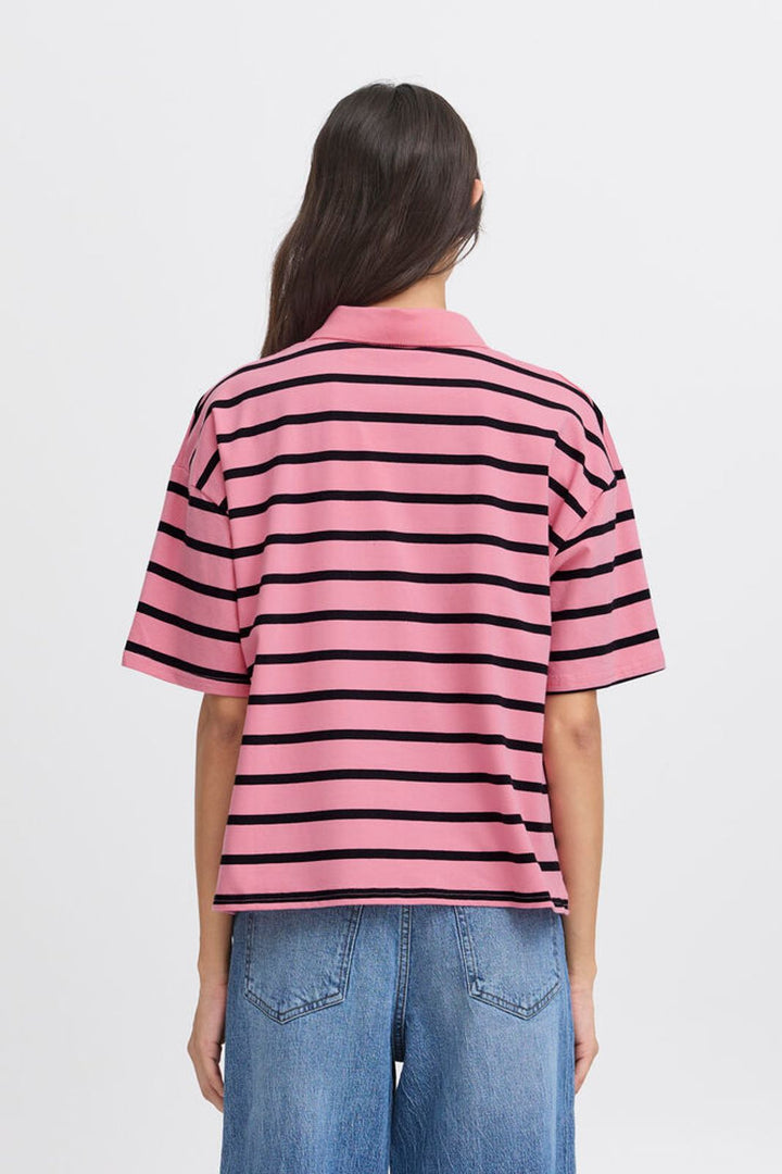 PRINTON POLOSHIRT - cotton candy or kelly green