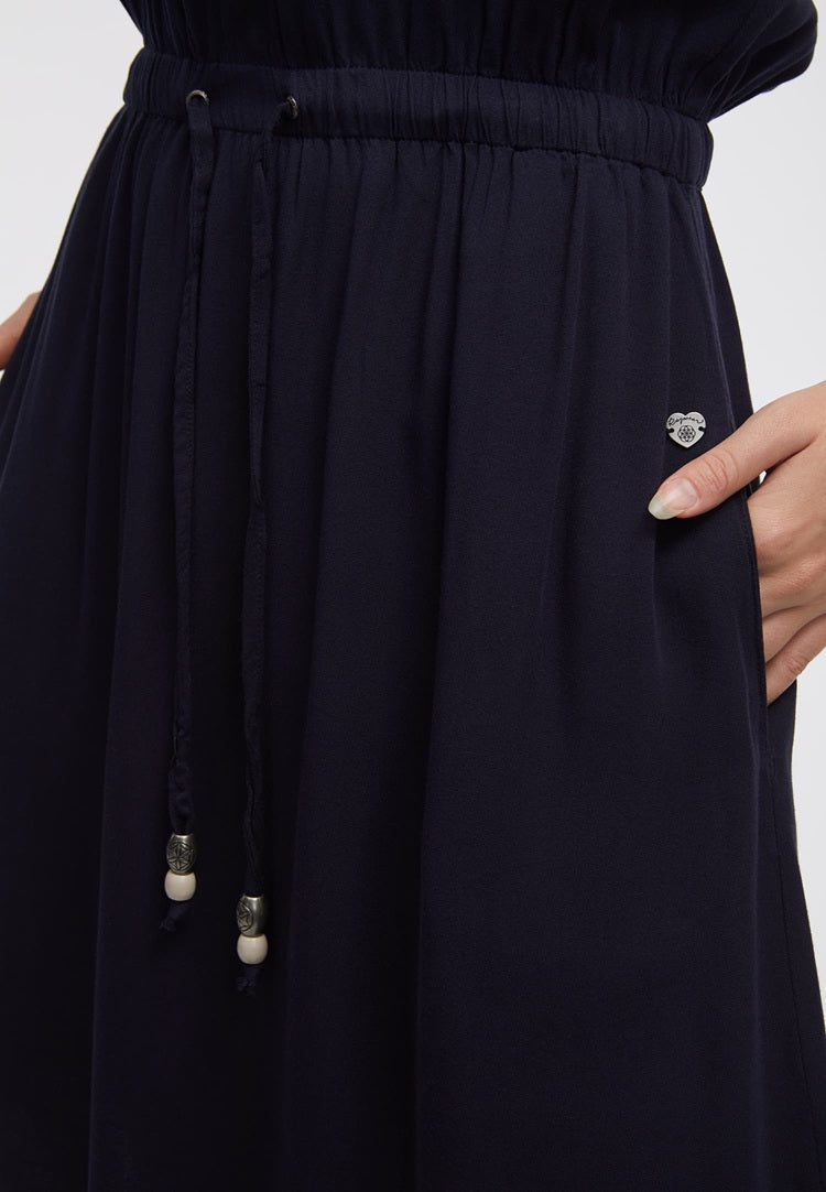 SANAI DRESS - black or coral