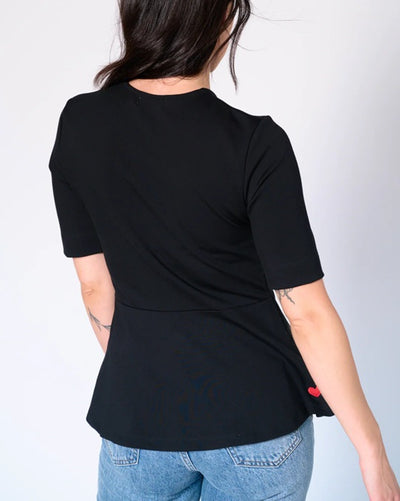 LISA PEPLUM TOP