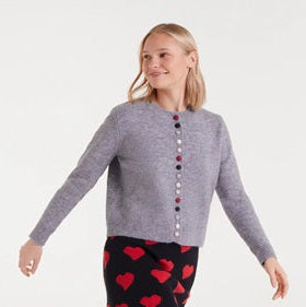 HILDA CARDIGAN - grey