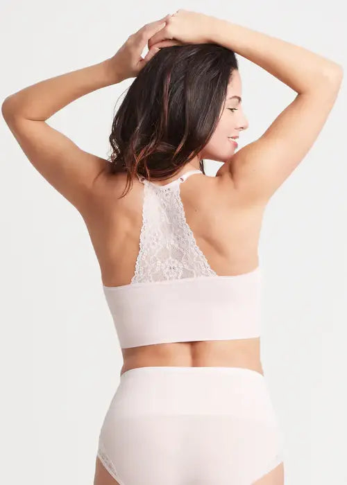 ULTRA LIGHT SEAMLESS LACE BACK BRALETTE