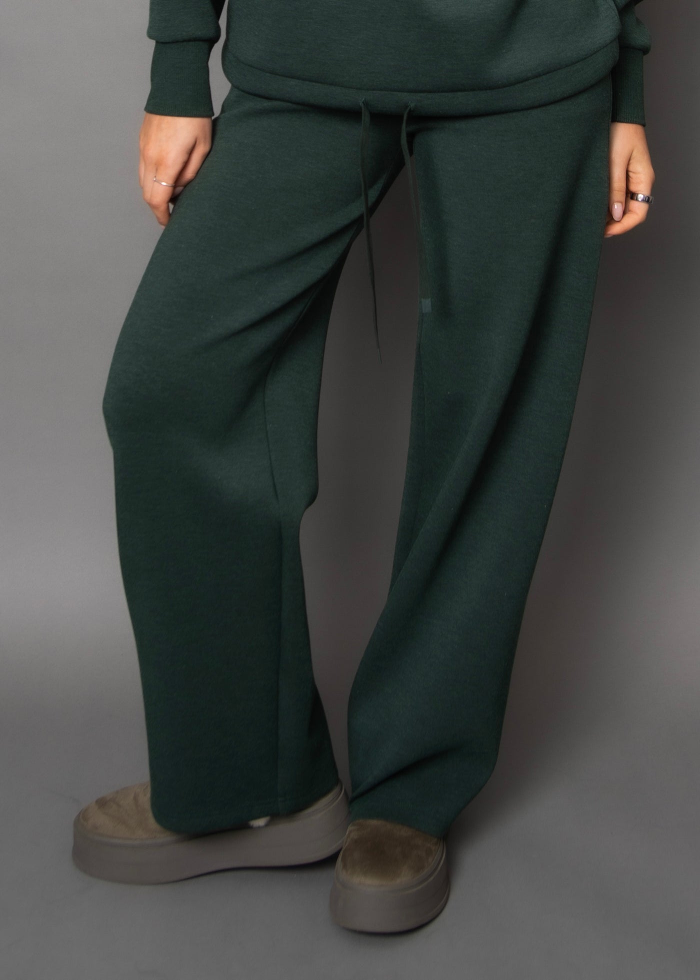 VICTORIA SCUBA JOGGER PANT - pine mel