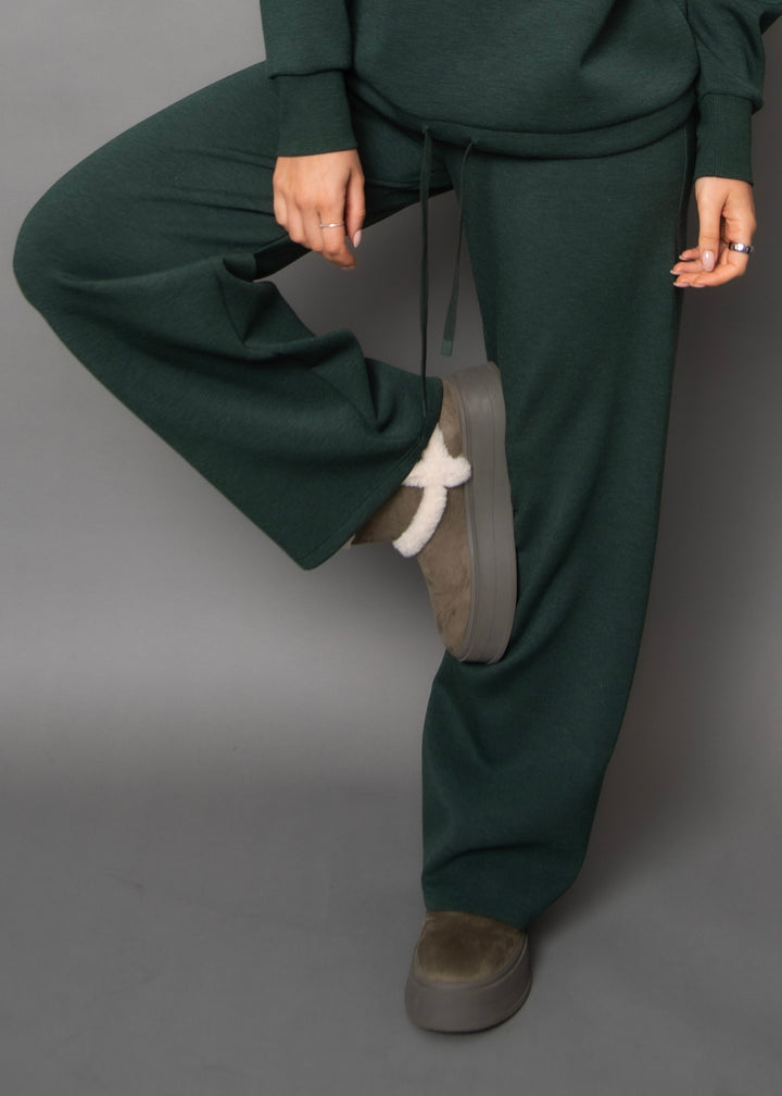 VICTORIA SCUBA JOGGER PANT - pine mel
