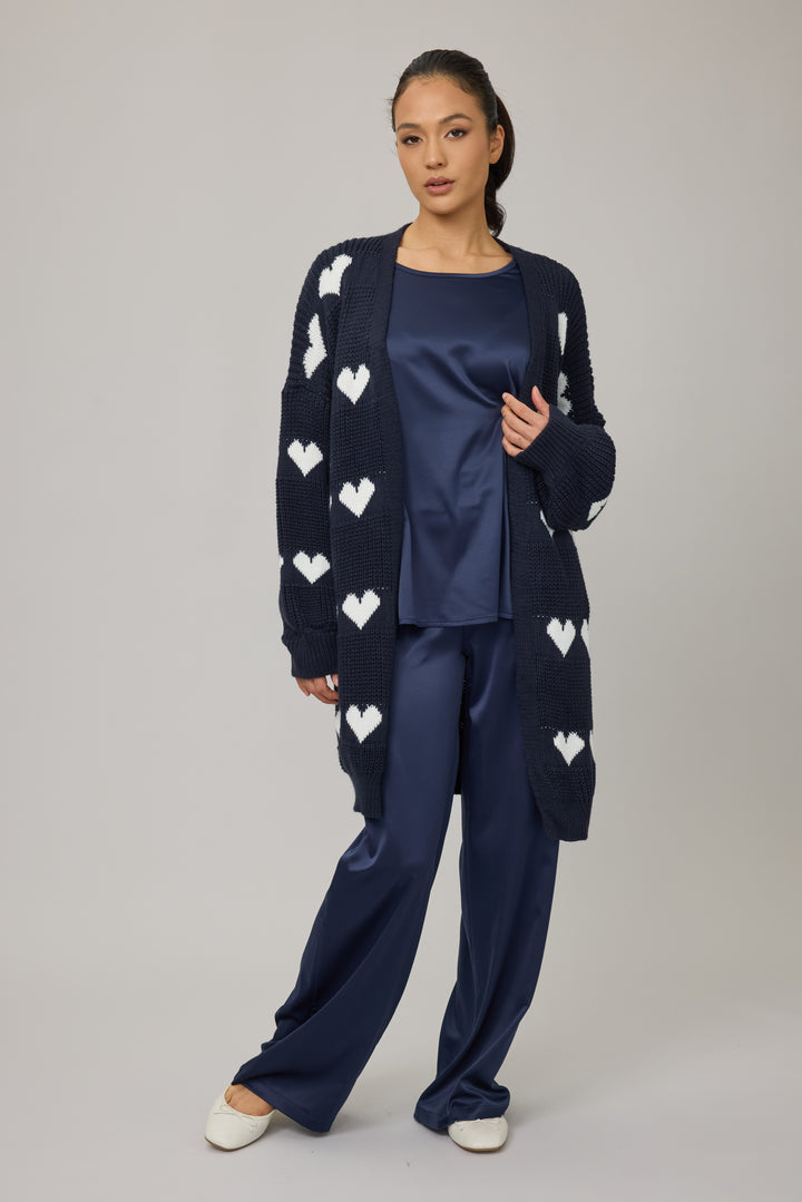 Satin Flutter Sleeve Top