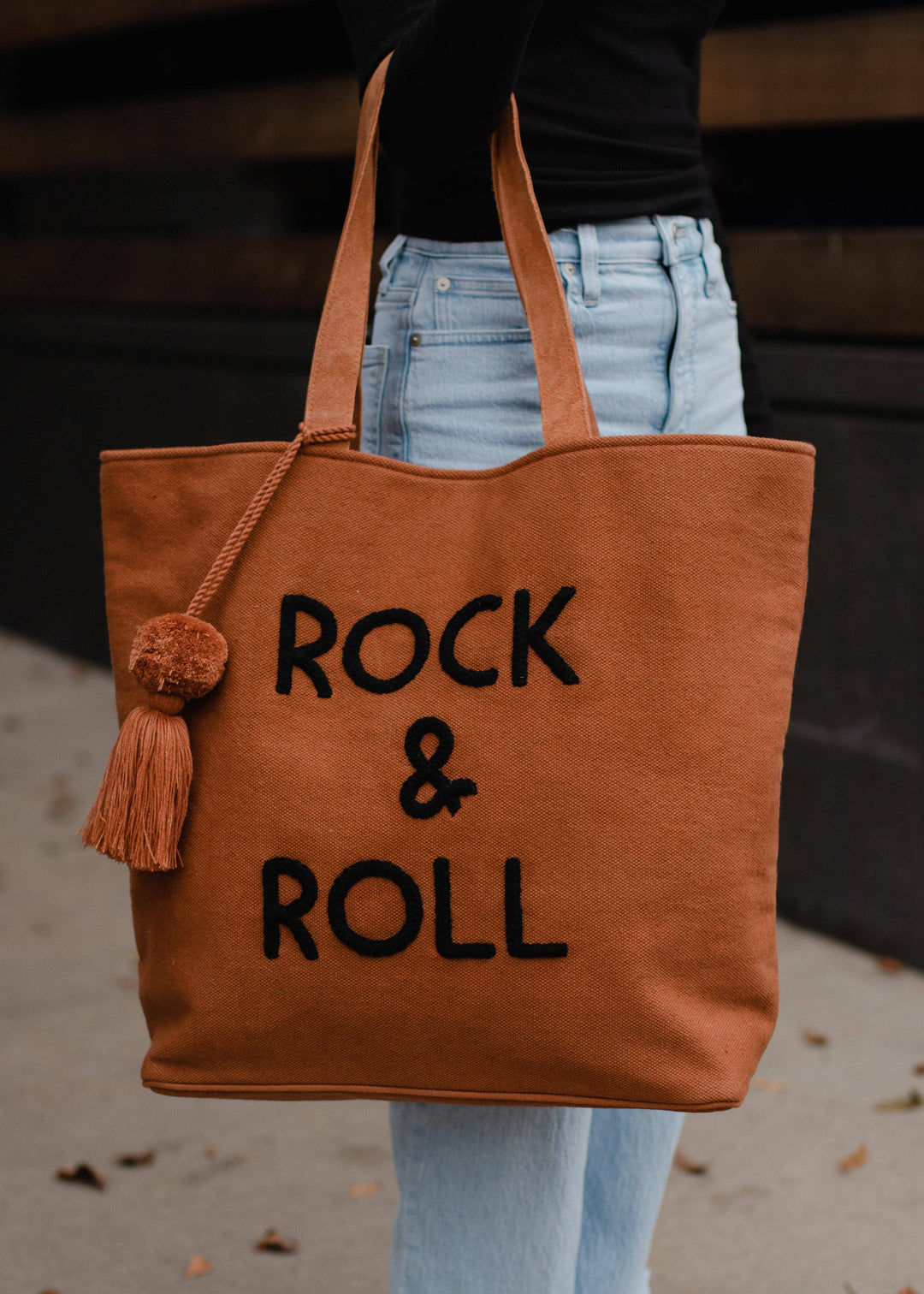 ROCK & ROLL TOTE - caramel or black