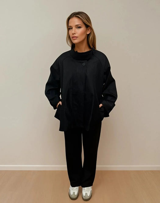 HUDSON FALL JACKET - black