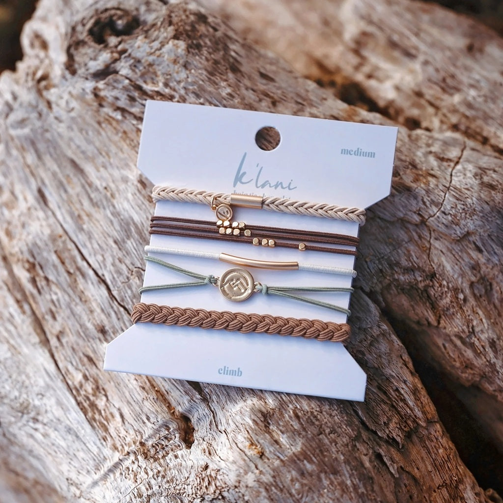 CLIMB HAIR TIE BRACELETS