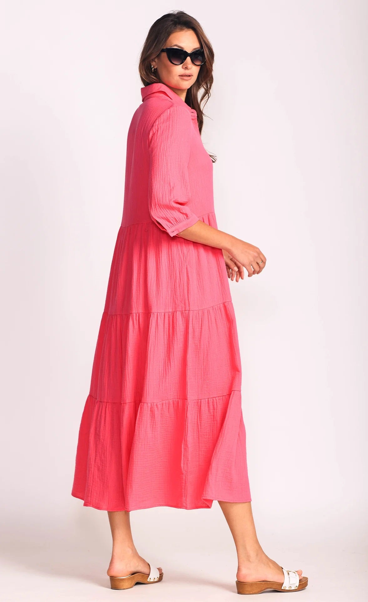 DELORIS DRESS - black or pink