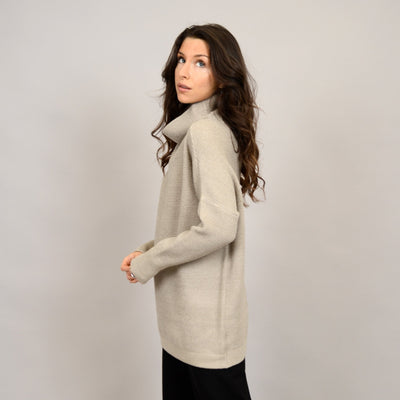 NANCY OTTOMAN SWEATER- dark ivy, poppy red or cuban sand