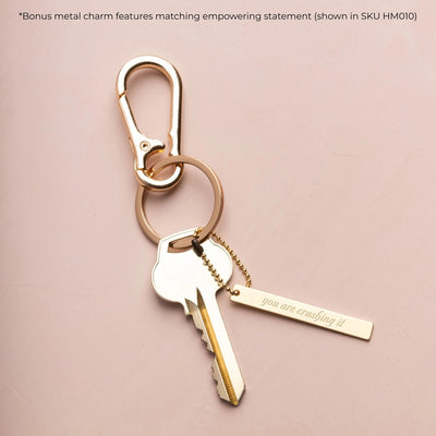 UNSTOPPABLE HIDDEN MESSAGE BRACELET - Chiltonite/Gold