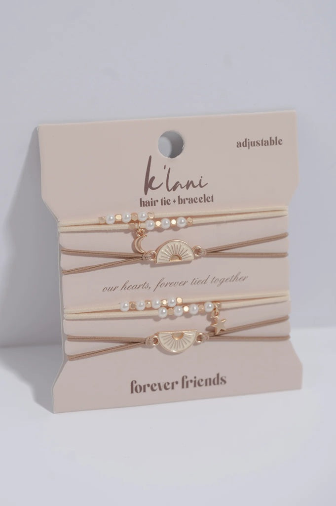 FOREVER FRIENDS HAIR TIE BRACELETS