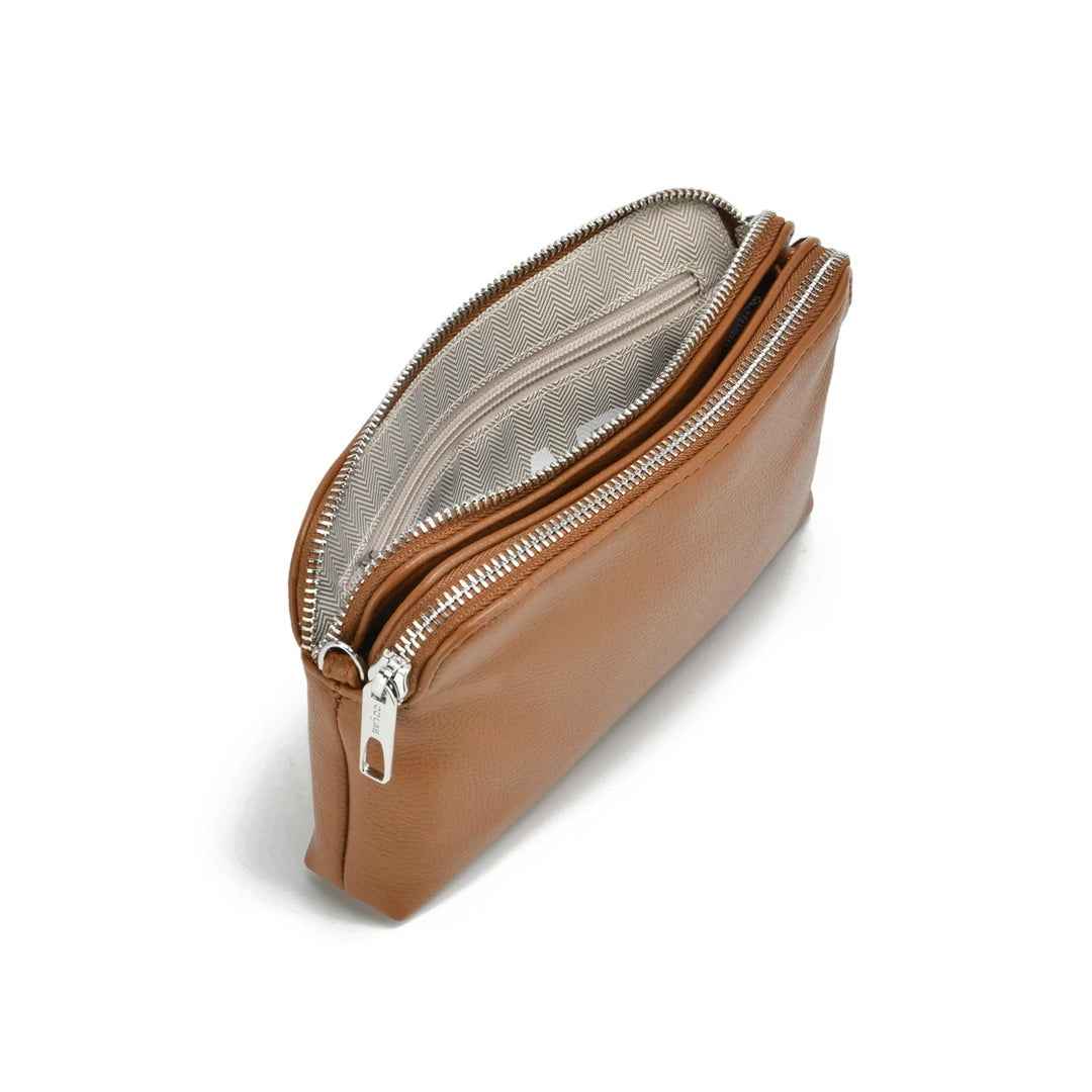 ALTHI DOUBLET CROSSBODY - black, brown, bone