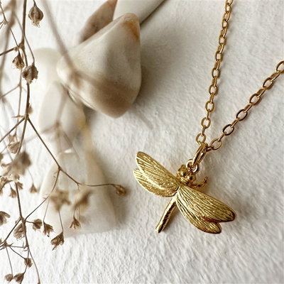 ETHEL DRAGONFLY CHARM NECKLACE