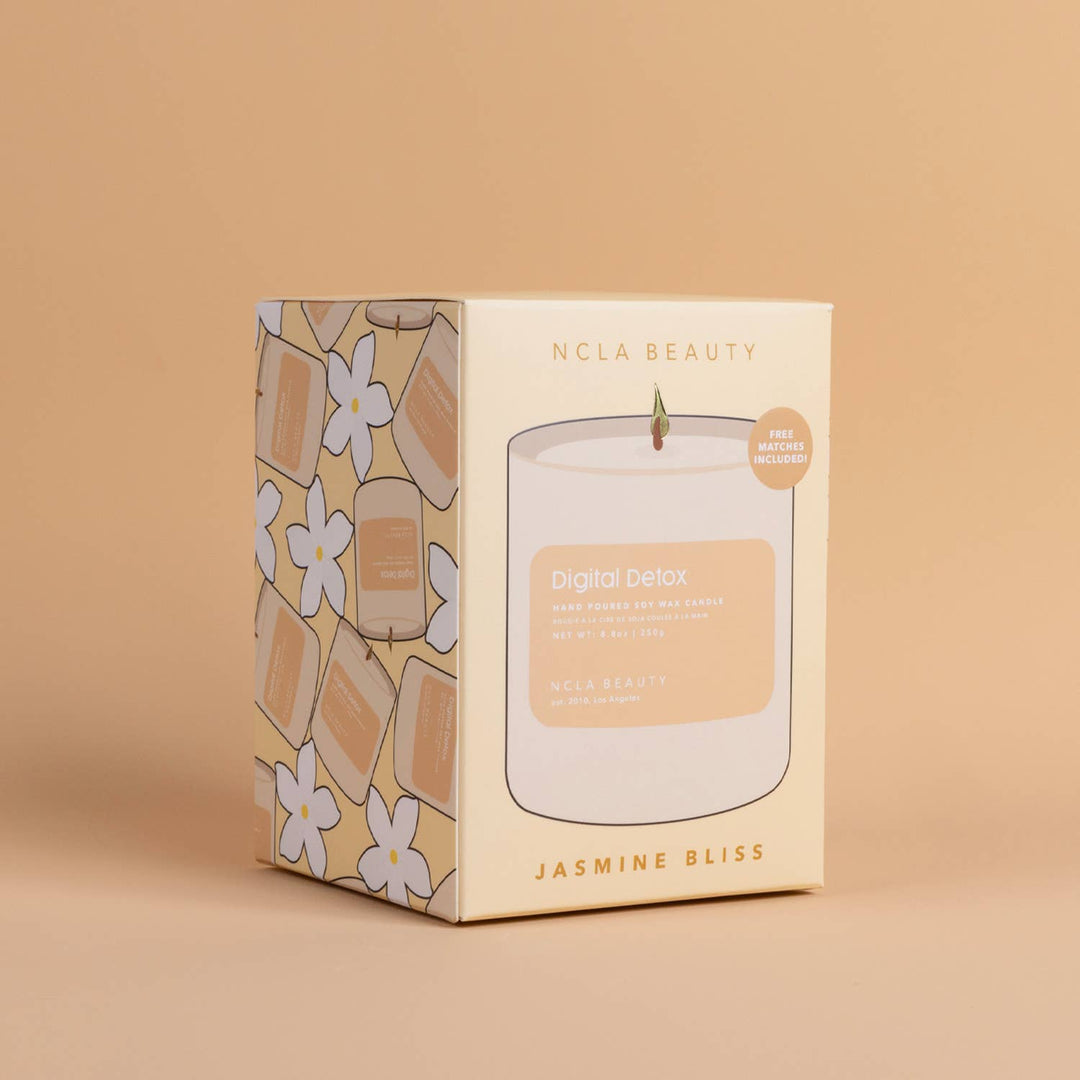 DIGITAL DETOX SOY CANDLE - Jasmine Bliss