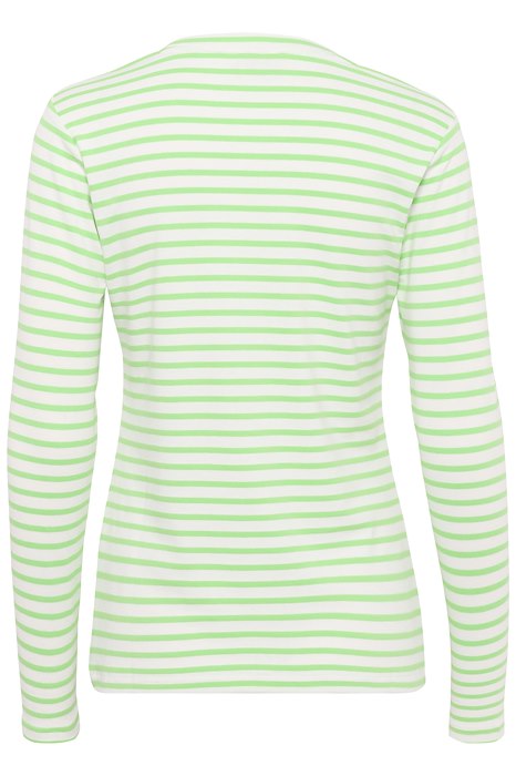 LIDDY LONG SLEEVE TEE -  chalk green or windsor wine