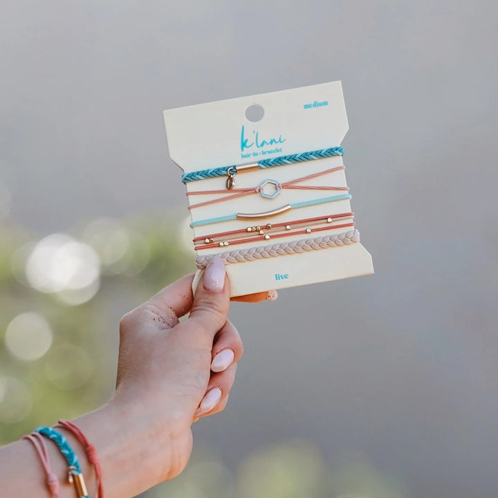 LIVE HAIR TIE BRACELETS