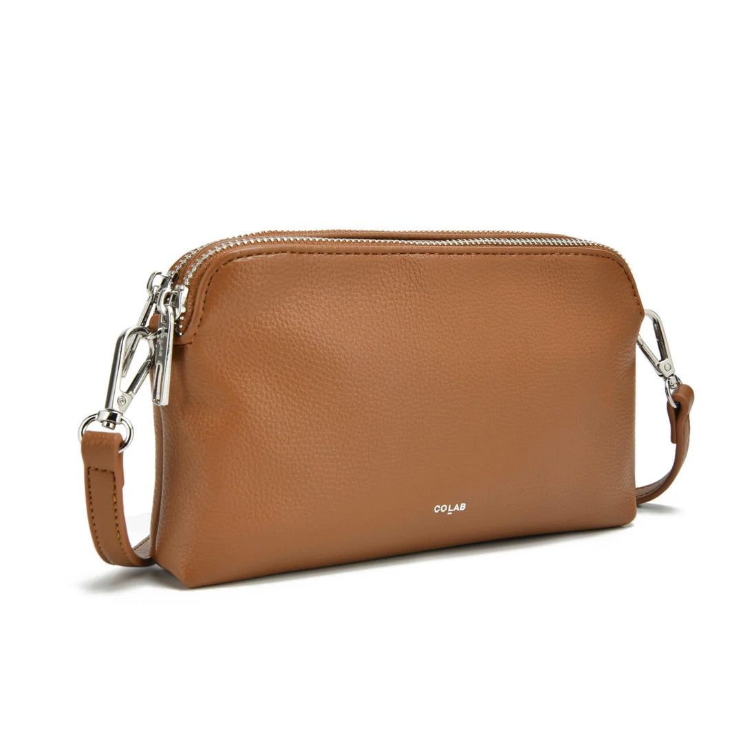 ALTHI DOUBLET CROSSBODY - black, brown, bone