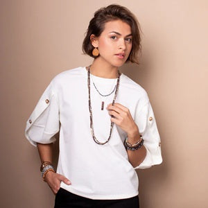 TOURMALINE MARINE STONE WRAP  - Stone of Healing