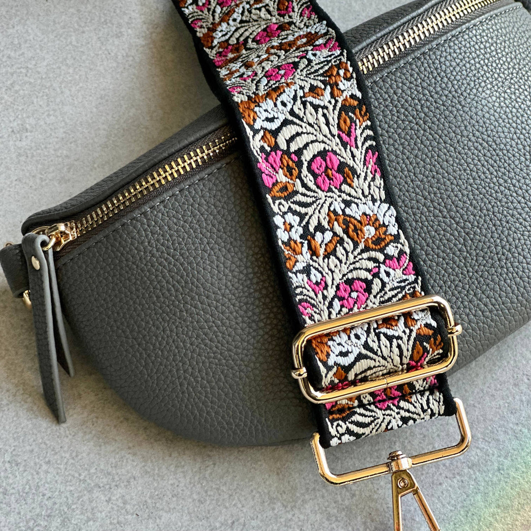 MILLY CROSSBODY- charcoal