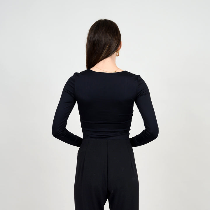 MARIANA U NECK LONG SLEEVE TOP