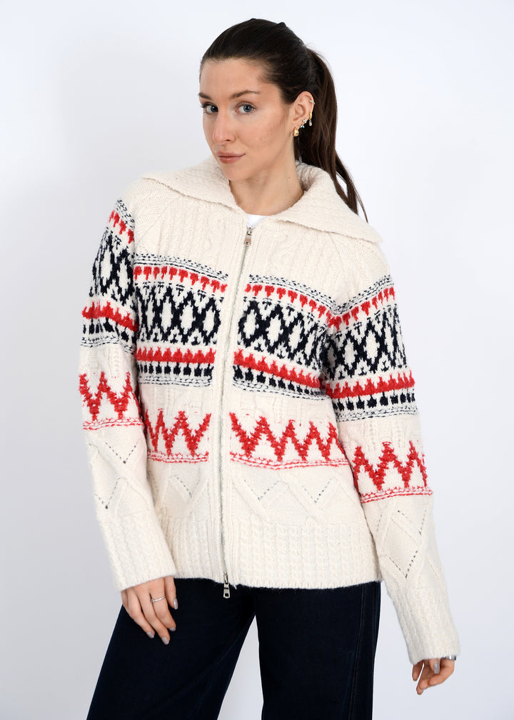 ANEMONE ZIP CARDIGAN