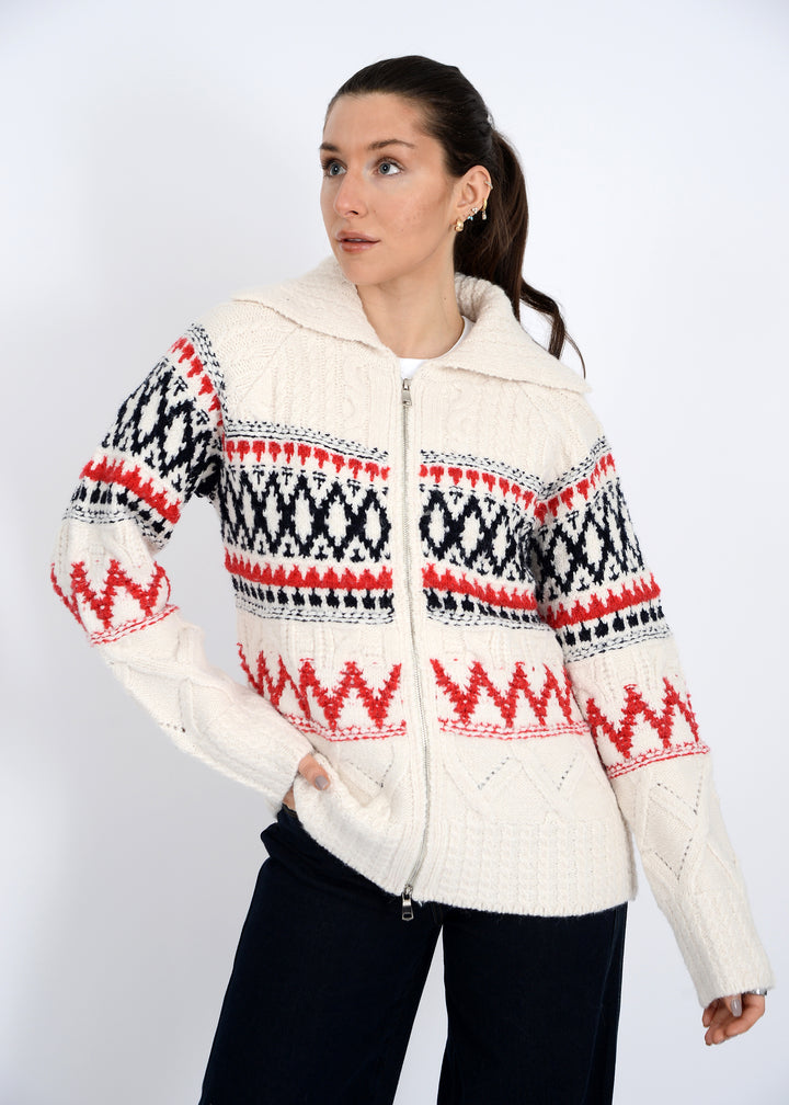 ANEMONE ZIP CARDIGAN