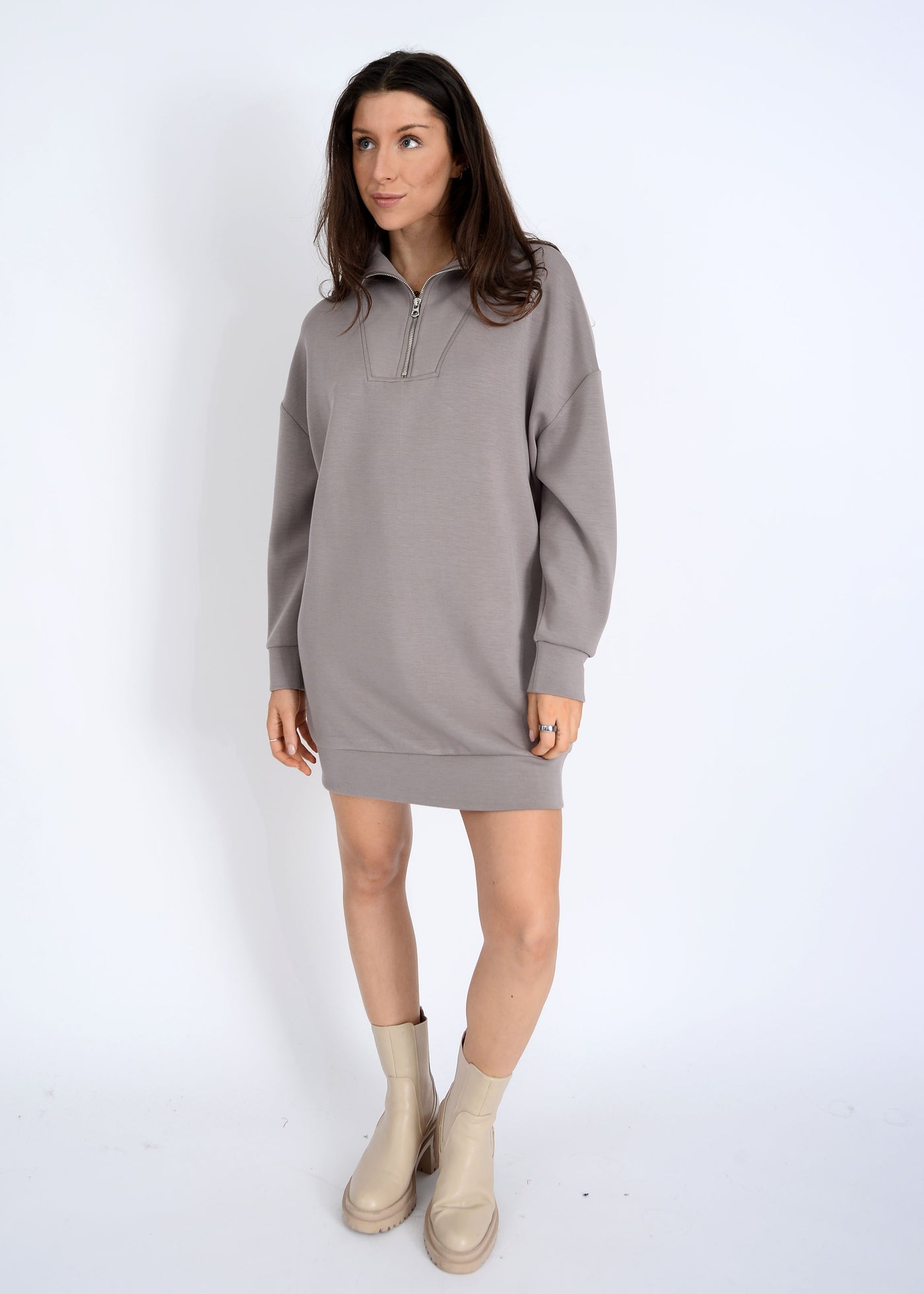 SEANNI SCUBA SWEATSHIRT DRESS