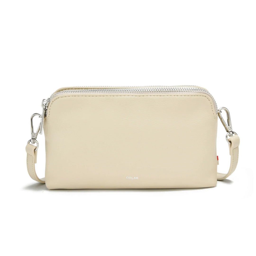 ALTHI DOUBLET CROSSBODY - black, brown, bone