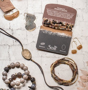 TOURMALINE MARINE STONE WRAP  - Stone of Healing