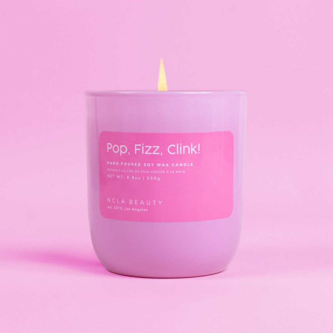 POP FIZZ CLINK! SOY CANDLE -Pink Champagne