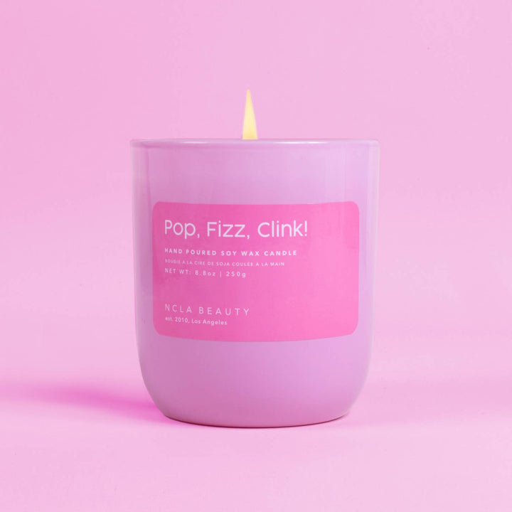 POP FIZZ CLINK! SOY CANDLE -Pink Champagne