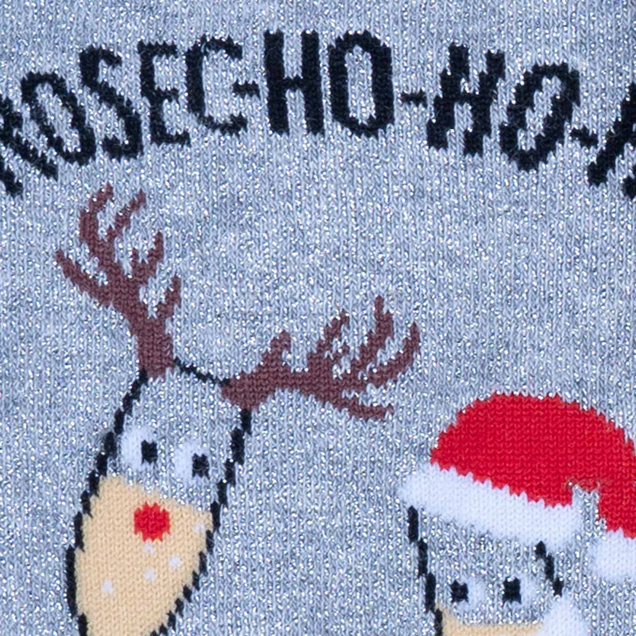 "PROSE-HO-HO-HO!" SHIMMER CREW SOCKS