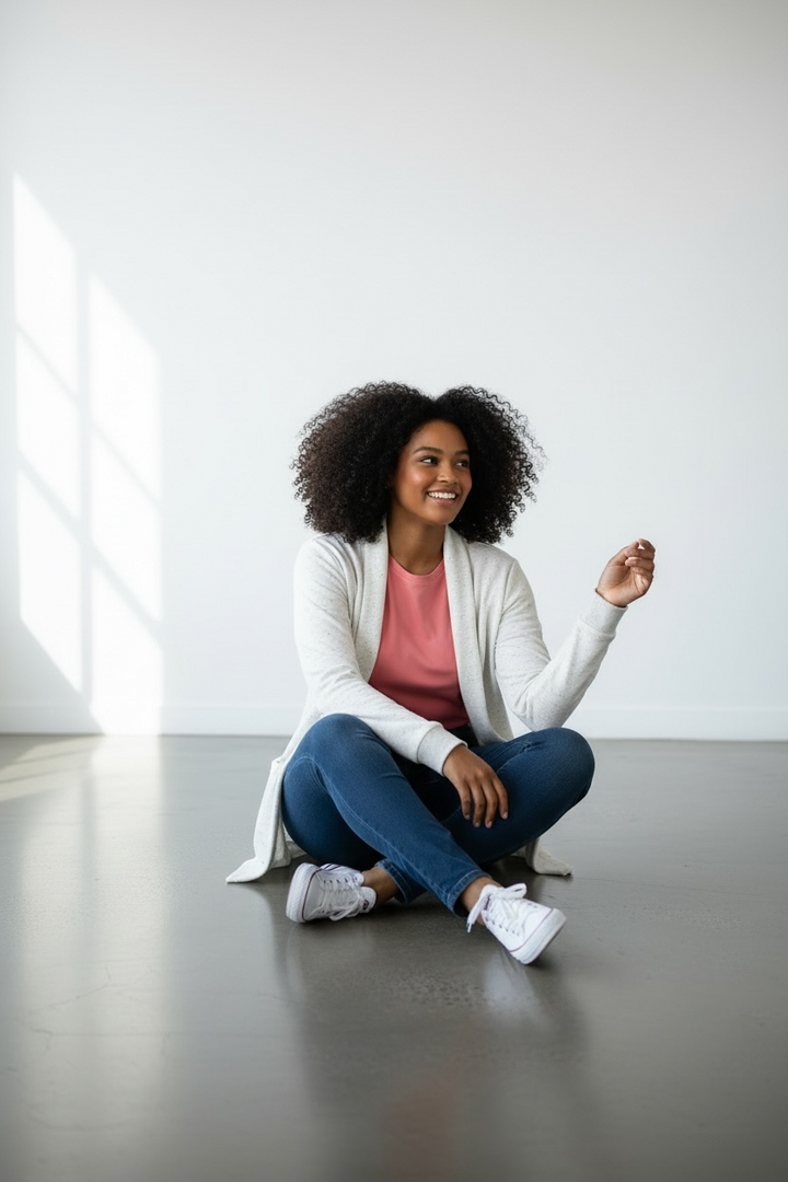 CLASSIC BRITON CARDIGAN -confetti