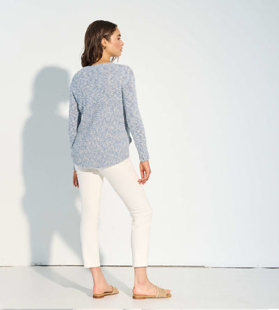 HARLOW SWEATER -white, sunny lime or vista blue