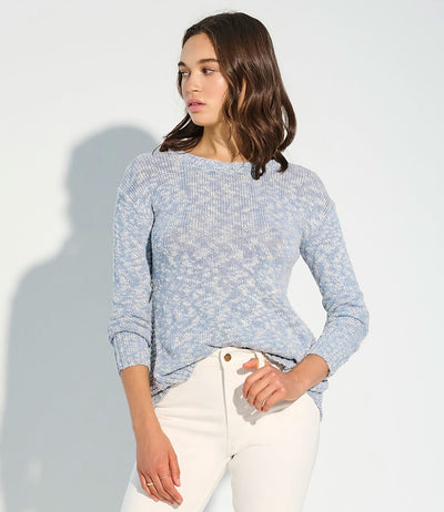 HARLOW SWEATER -white, sunny lime or vista blue