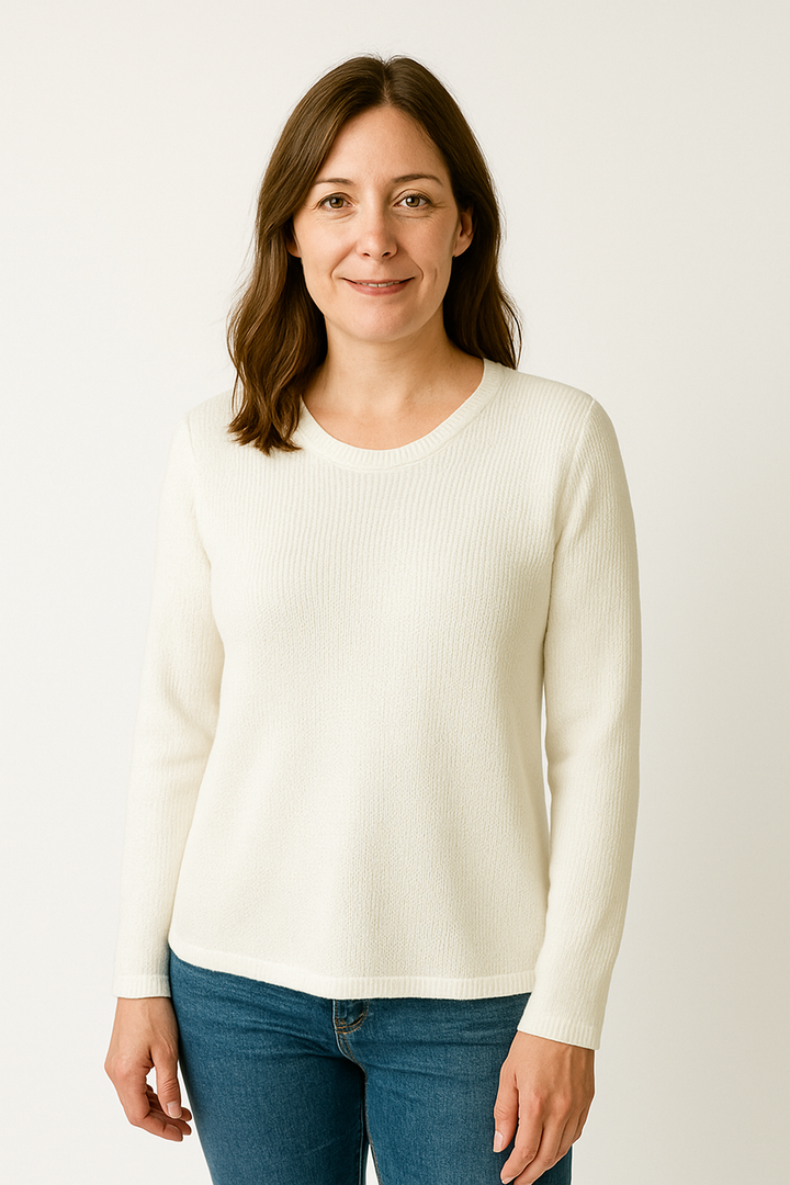 FABLE LONG SLEEVE - ivory or truffle