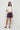 LYRA LINEN SHORT - deep violet, navy or black