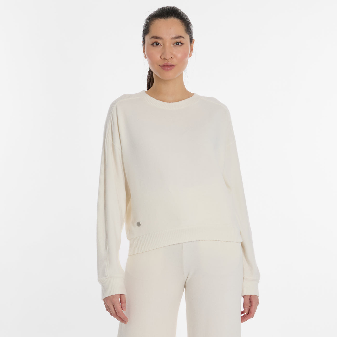 CLEUREN SWEATSHIRT - ivory or wine red