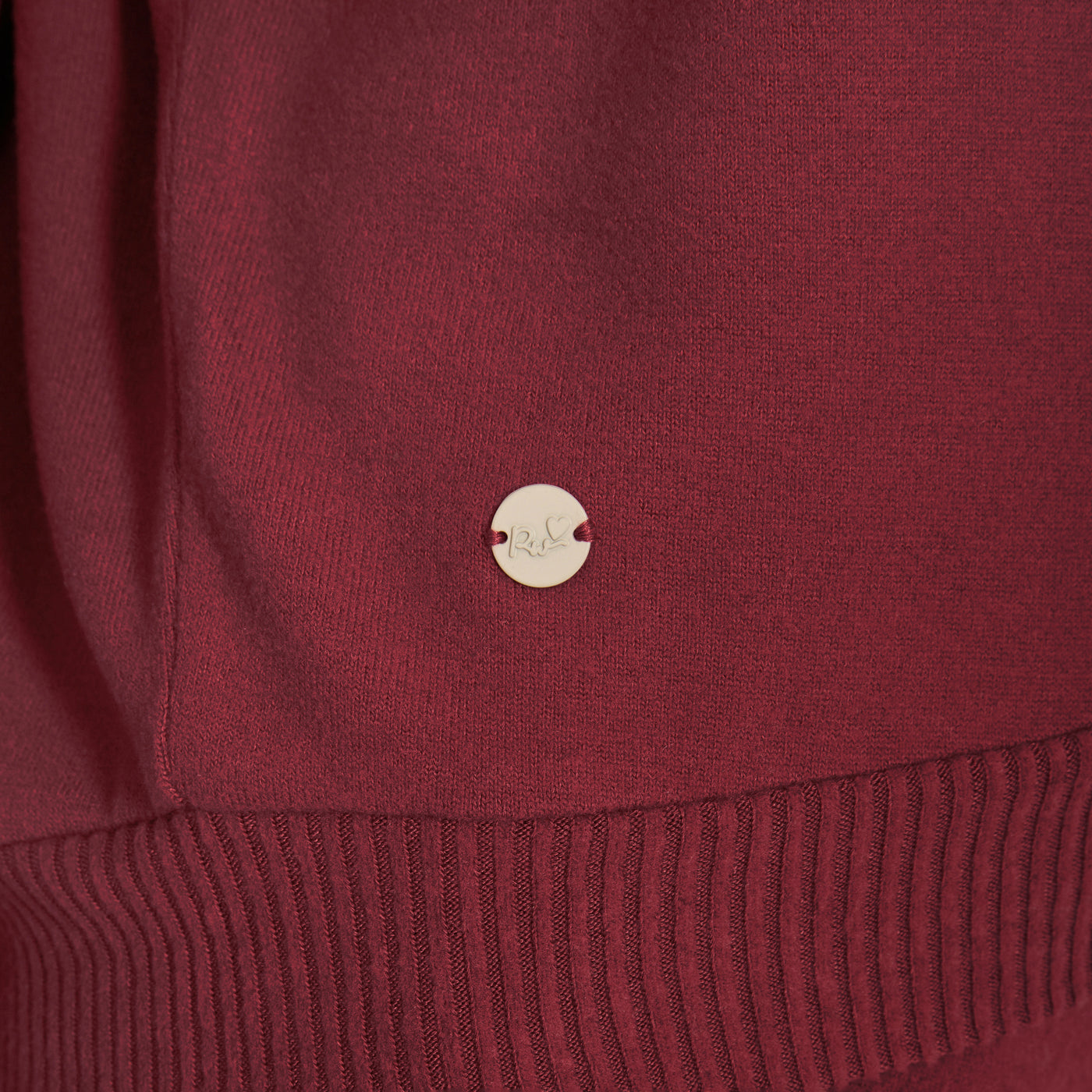 CLEUREN SWEATSHIRT - ivory or wine red