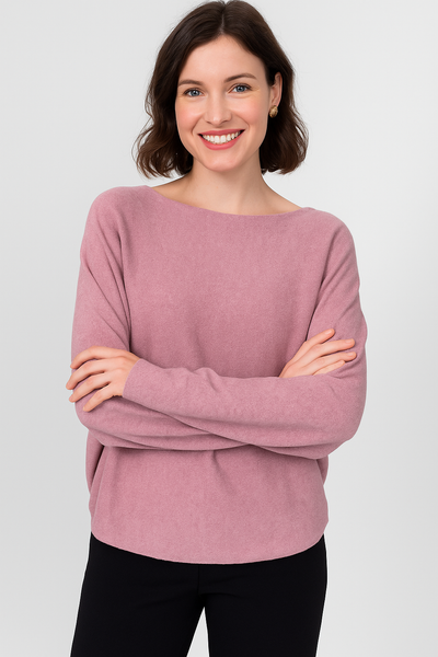LIDIA SWEATER - rose or black