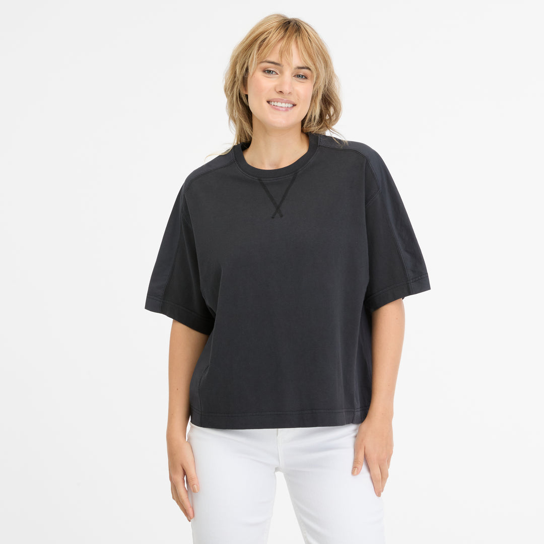DINARRA TOP- black or ecru