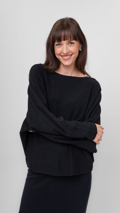 LIDIA SWEATER - rose or black