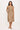 Drawstring Cap Sleeve Linen Dress In Polka Dotted Print