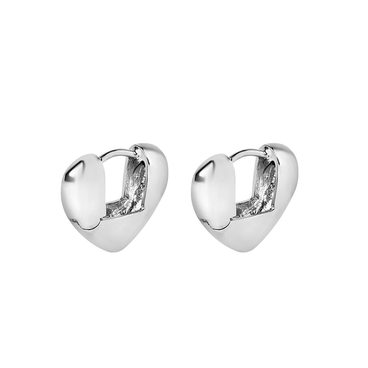 EVIE HEART EARRINGS - gold or silver